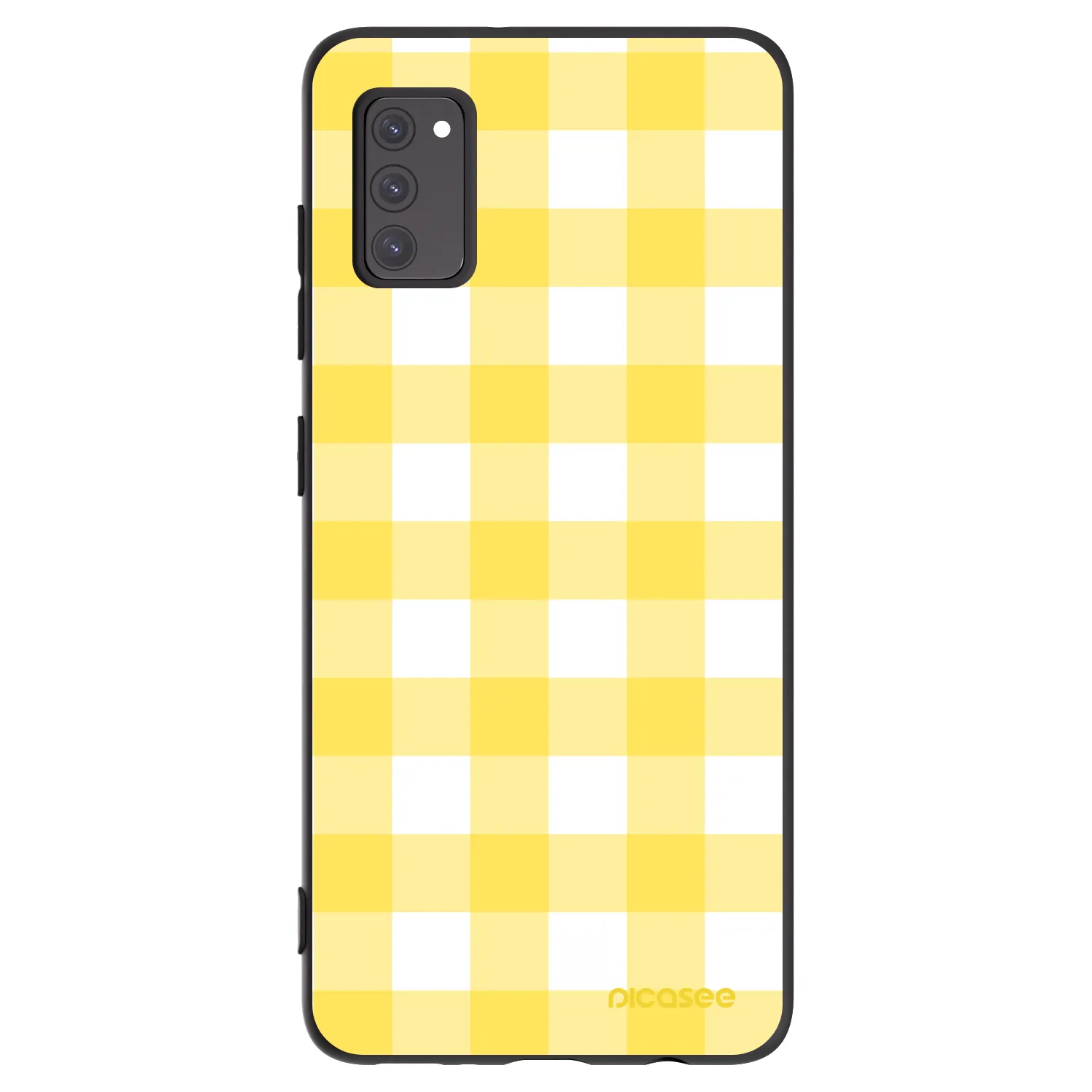 Picasee silikónový čierny obal pre Samsung Galaxy A41 A415F - Gride lemon