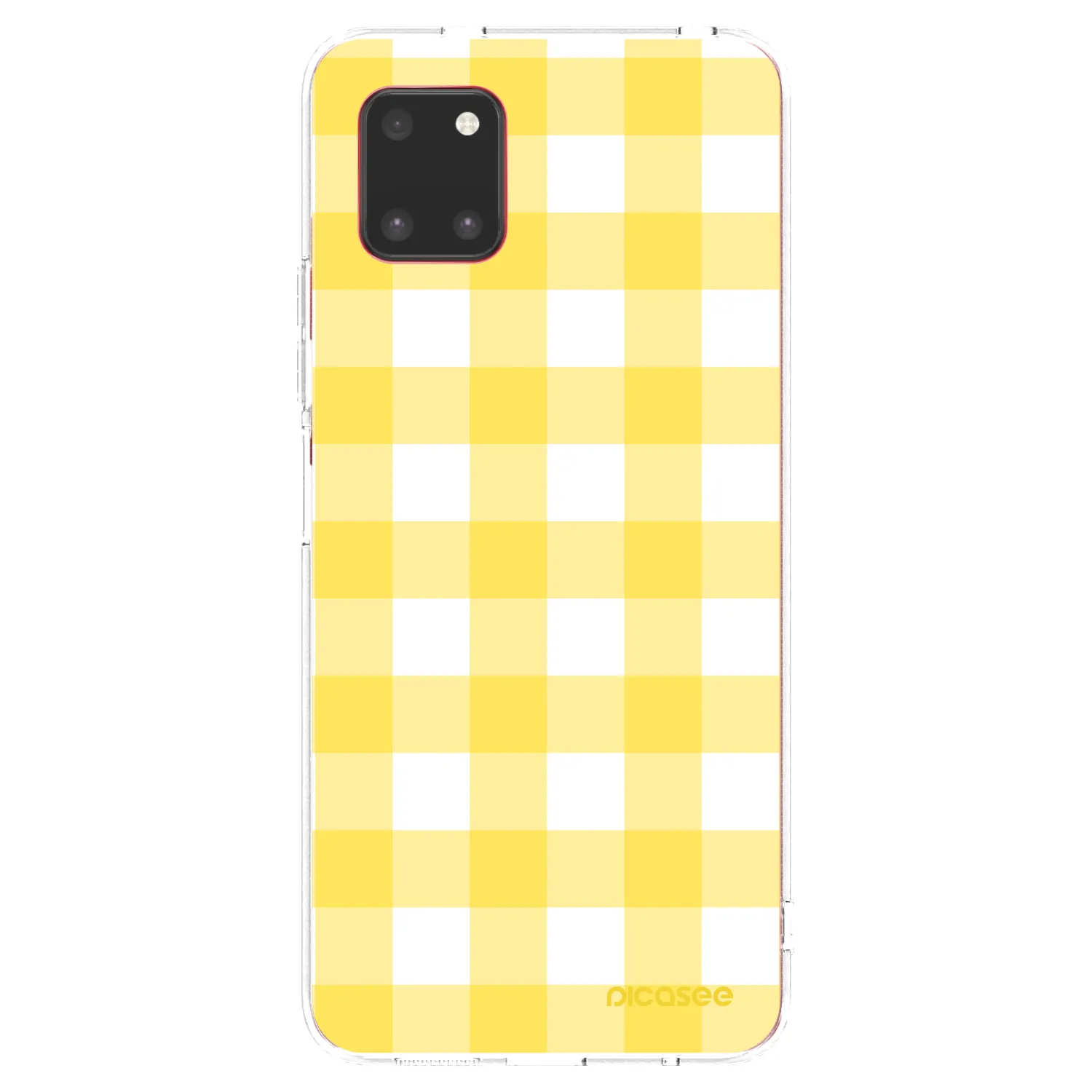 Picasee silikónový prehľadný obal pre Samsung Galaxy Note 10 Lite N770F - Gride lemon