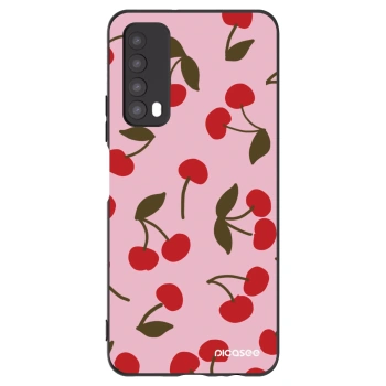 Picasee silikónový čierny obal pre Huawei P Smart 2021 - Cherry