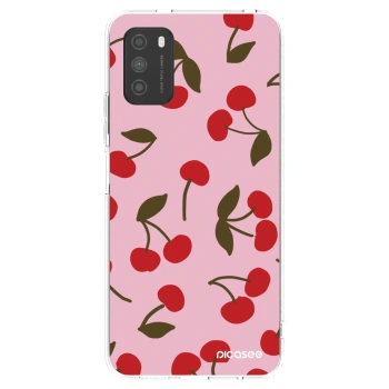 Picasee silikónový prehľadný obal pre Xiaomi Poco M3 - Cherry