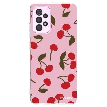 Picasee silikónový prehľadný obal pre Samsung Galaxy A32 5G A326B - Cherry