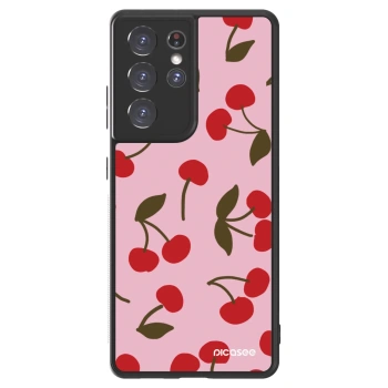 Picasee ULTIMATE CASE pro Samsung Galaxy S21 Ultra 5G G998B - Cherry