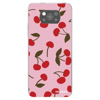 Picasee silikónový čierny obal pre Xiaomi Poco X3 Pro - Cherry
