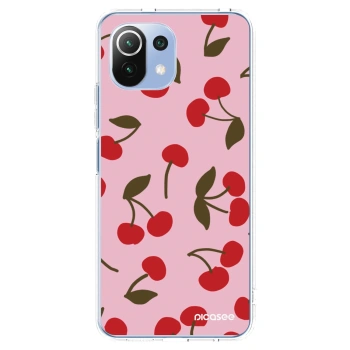 Picasee silikónový prehľadný obal pre Xiaomi Mi 11 Lite - Cherry