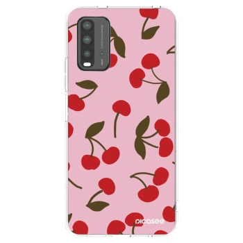 Picasee silikónový prehľadný obal pre Xiaomi Redmi 9T - Cherry