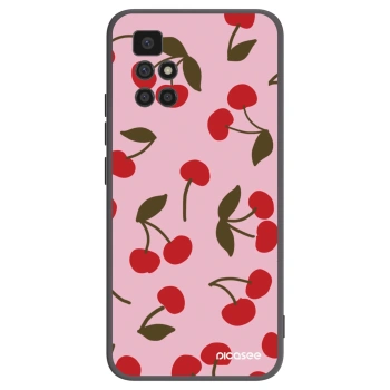 Picasee silikónový čierny obal pre Xiaomi Redmi 10 - Cherry