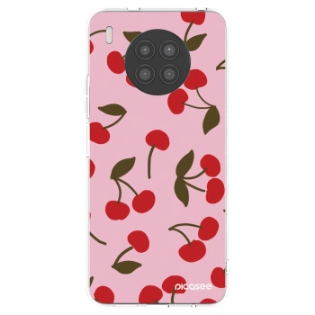 Picasee silikónový prehľadný obal pre Huawei Nova 8i - Cherry