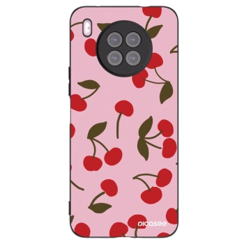 Picasee silikónový čierny obal pre Huawei Nova 8i - Cherry