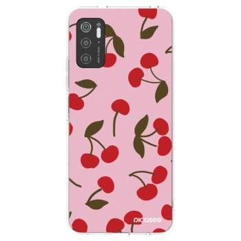 Picasee silikónový prehľadný obal pre Xiaomi Poco M3 Pro 5G - Cherry