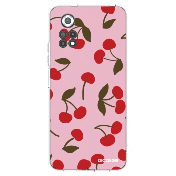 Picasee silikónový prehľadný obal pre Xiaomi Poco X4 Pro 5G - Cherry