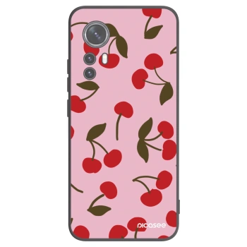Picasee silikónový čierny obal pre Xiaomi 12 - Cherry