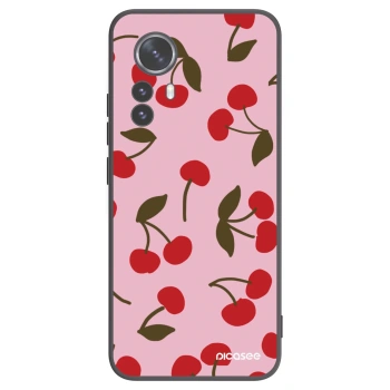 Picasee silikónový čierny obal pre Xiaomi 12 Pro - Cherry