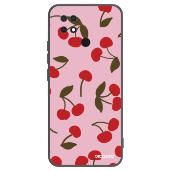 Picasee silikónový čierny obal pre Xiaomi Redmi 10C - Cherry