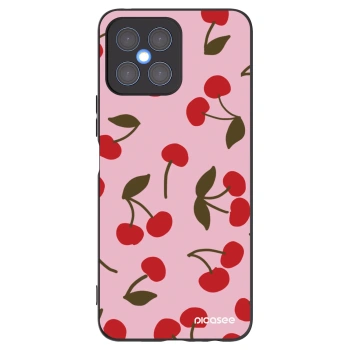 Picasee silikónový čierny obal pre Honor X8 4G - Cherry