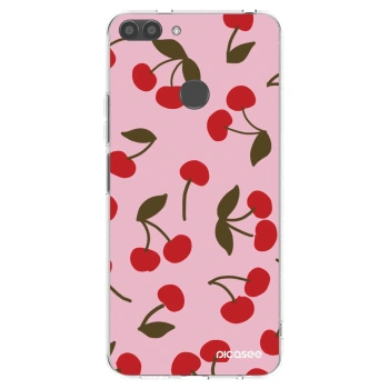 Picasee silikónový prehľadný obal pre Huawei P Smart - Cherry