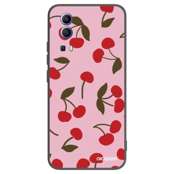 Picasee silikónový čierny obal pre Vivo Y52 5G - Cherry