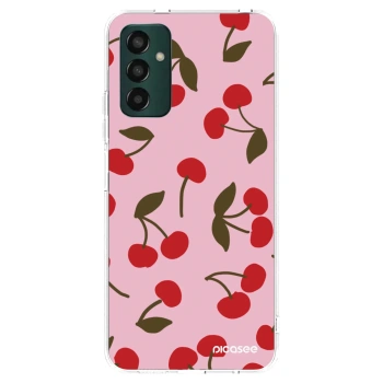 Picasee silikónový prehľadný obal pre Samsung Galaxy M13 M135F - Cherry
