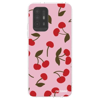 Picasee silikónový prehľadný obal pre OPPO A94 5G - Cherry