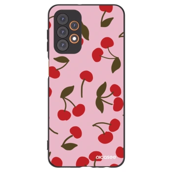 Picasee silikónový čierny obal pre Samsung Galaxy A23 A235F 4G - Cherry