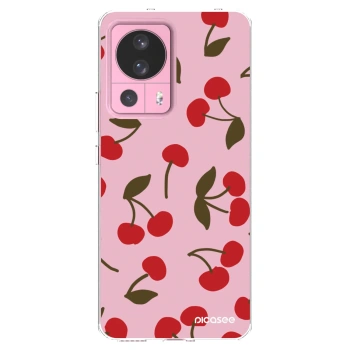 Picasee silikónový prehľadný obal pre Xiaomi 13 Lite - Cherry