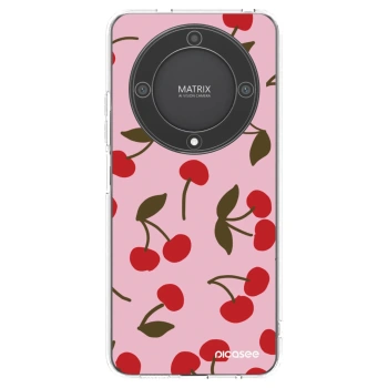 Picasee silikónový prehľadný obal pre Honor Magic5 Lite 5G - Cherry