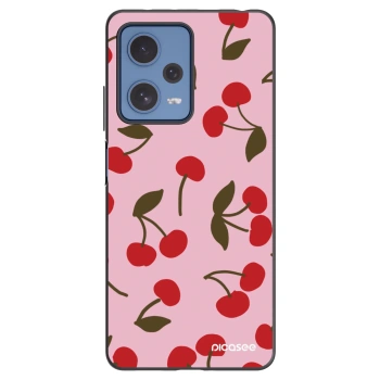 Picasee silikónový čierny obal pre Xiaomi Redmi Note 12 Pro 5G - Cherry