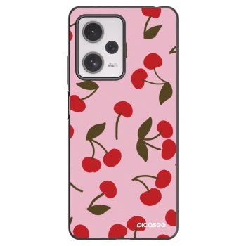 Picasee silikónový čierny obal pre Xiaomi Redmi Note 12 Pro+ 5G - Cherry