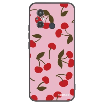 Picasee silikónový čierny obal pre Xiaomi Redmi 12C - Cherry