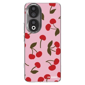 Picasee silikónový prehľadný obal pre Honor 90 5G - Cherry