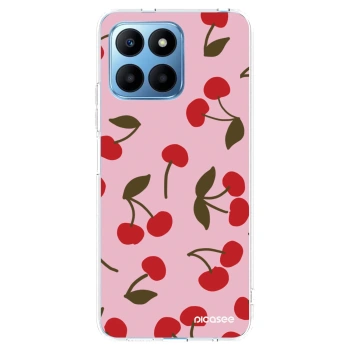 Picasee silikónový prehľadný obal pre Honor 70 Lite - Cherry