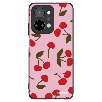 Picasee silikónový čierny obal pre Honor X7a - Cherry
