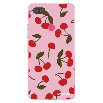 Picasee silikónový prehľadný obal pre Xiaomi Mi 8 Lite - Cherry