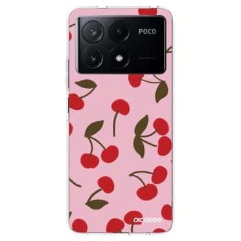 Picasee silikónový prehľadný obal pre Xiaomi Poco X6 Pro - Cherry