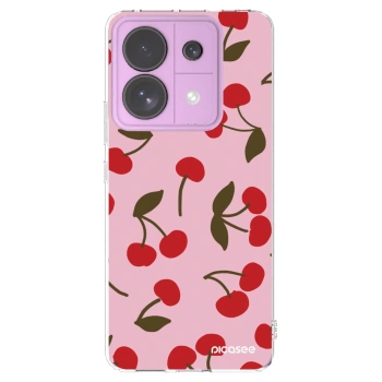 Picasee silikónový prehľadný obal pre Xiaomi Redmi Note 13 Pro 5G - Cherry