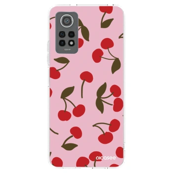 Picasee silikónový prehľadný obal pre Xiaomi Redmi Note 12 Pro 4G - Cherry