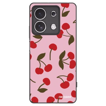 Picasee silikónový čierny obal pre Xiaomi Redmi Note 13 4G - Cherry