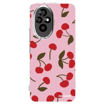 Picasee silikónový prehľadný obal pre Honor 200 Pro 5G - Cherry