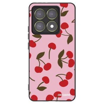 Picasee silikónový čierny obal pre Xiaomi 14T - Cherry