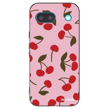 Picasee silikónový čierny obal pre Google Pixel 8a - Cherry