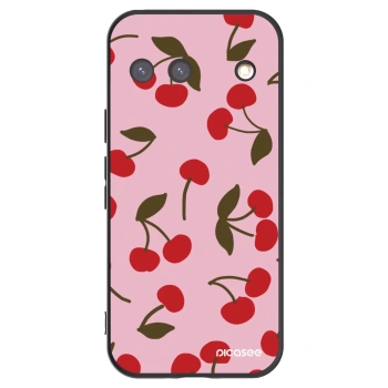 Picasee silikónový čierny obal pre Google Pixel 9 - Cherry
