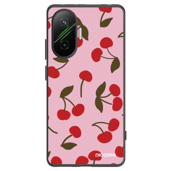 Picasee silikónový čierny obal pre Xiaomi Poco F7 5G - Cherry