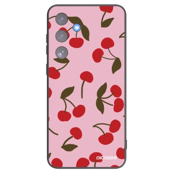 Picasee silikónový čierny obal pre Samsung Galaxy S25 FE 5G - Cherry