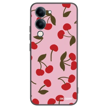 Picasee silikónový čierny obal pre Vivo Y29s 5G - Cherry