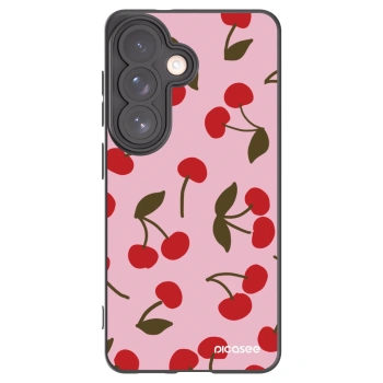 Picasee silikónový čierny obal pre Samsung Galaxy S26 - Cherry