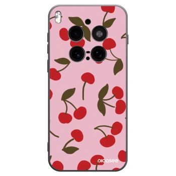 Picasee silikónový čierny obal pre Vivo X300 Pro - Cherry