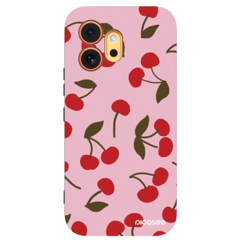 Picasee silikónový čierny obal pre Honor 600 - Cherry
