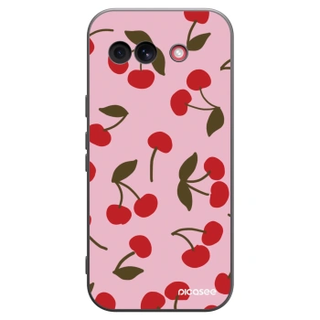 Picasee silikónový čierny obal pre Google Pixel 10a - Cherry