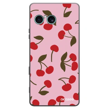 Picasee silikónový čierny obal pre Sony Xperia 10 VII - Cherry