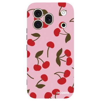 Picasee silikónový čierny obal pre Honor 600 Pro - Cherry