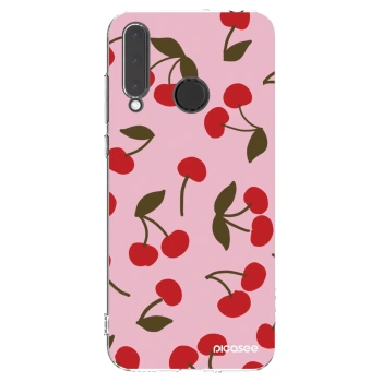Picasee silikónový prehľadný obal pre Honor 20 Lite - Cherry